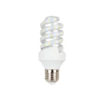 12W Warm White LED Bulb, 1020 lumens, size 140 x  61 mm; Kelvin temperature 3000k; Spiral LED