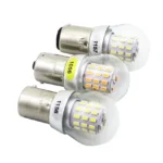 S25 P21W 1156 48V DC 6000K LED Fog Light Work Light E27 Base Glass Body CE Certified Dimmable Warehouse Reflector Type CRI80