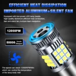 2500Lm 12V 22W 36 SMD 7440 7443 Led Brake 3157 3156 3057 T25 Led Tail Rear Turn Signal Light Bulbs for Auto T20 Led Bulb - Image 5