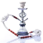 Hot Sale High Quality Portable Acrylic Hookah Sliver Shisha Hookah Set Complete Set with 2 Hose