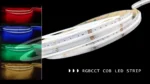 High Density 24V 840LEDS/M RGBCCT Full Color COB LED Strip Light Smart COB RGBX Strip for Outdoors - Image 3